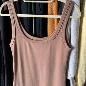 Kuwalla Tee Midi Ribbed Tank Dress